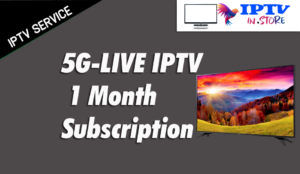 5glive IPTV 1 Month Subscription