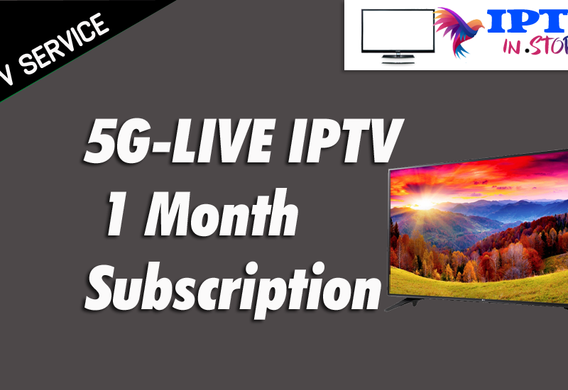 5glive IPTV 1 Month Subscription
